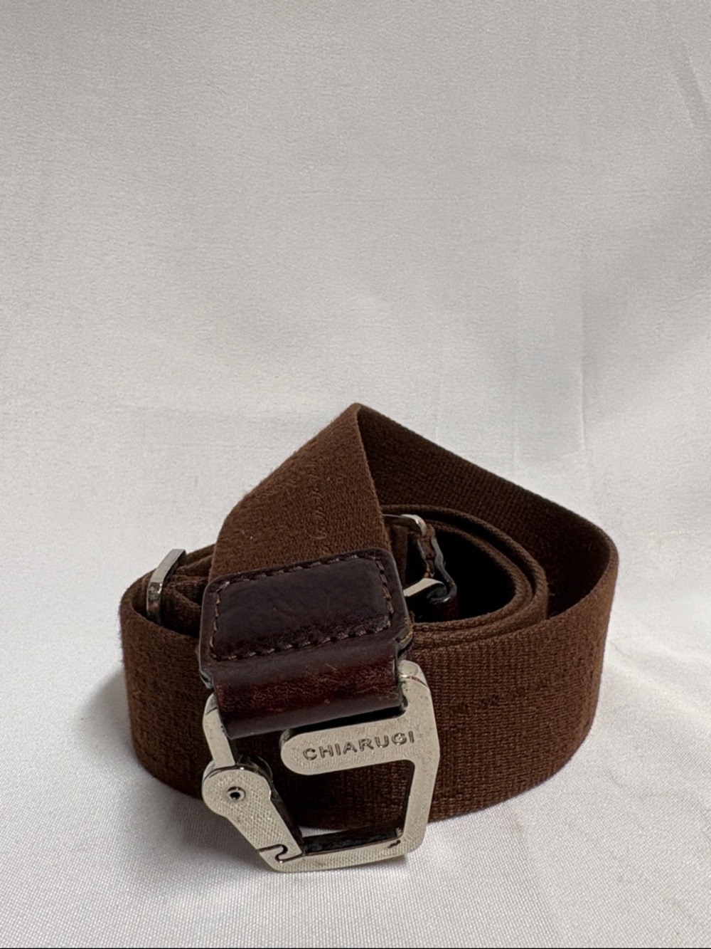 Chiarugi Replacement luggage Crossbody Strap Brown
